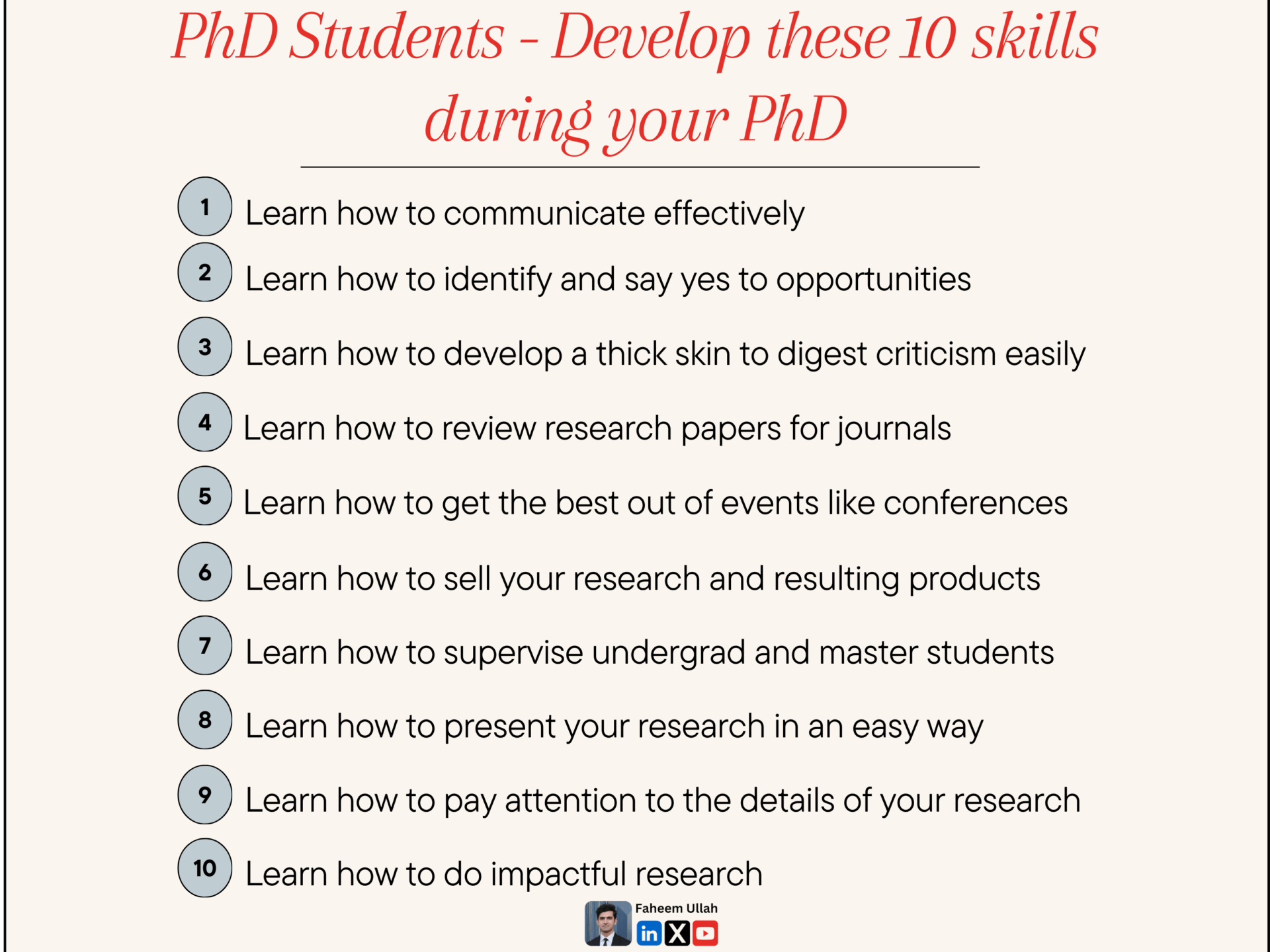 Top Skills for PhD Students