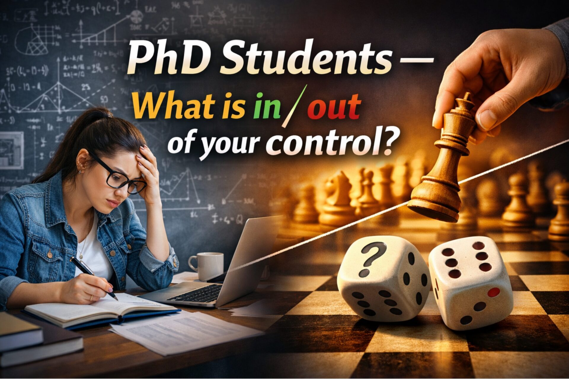 PhD Students — What is in/out of your control?