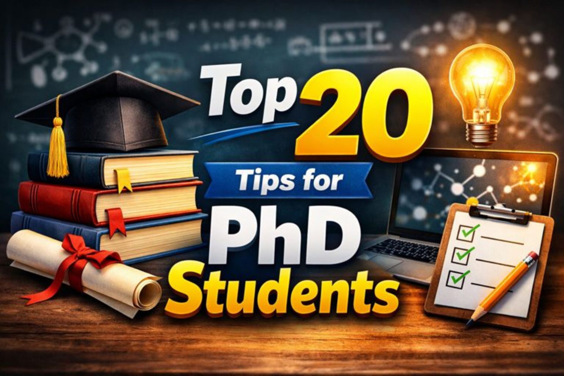Top 20 Tips for PhD Students