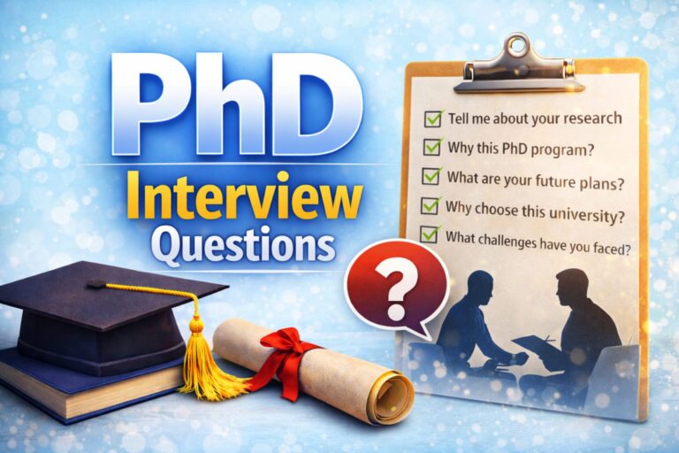 PhD Interview Questions