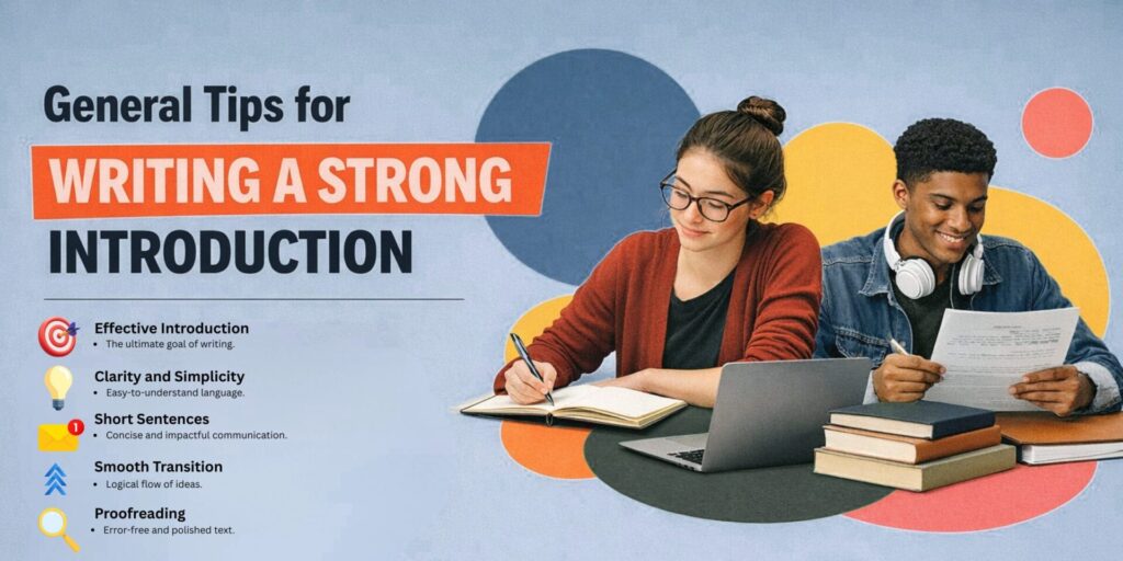 General Tips for Writing a Strong Introduction