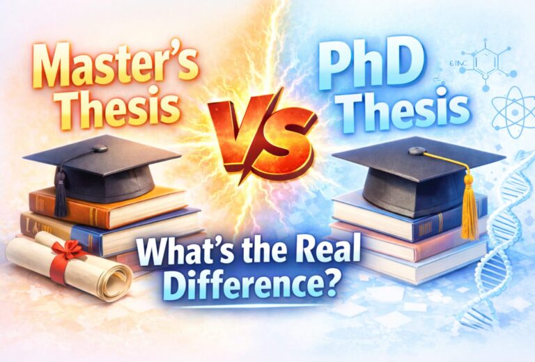 Master’s Thesis VS PhD Thesis: What’s the Real Difference?